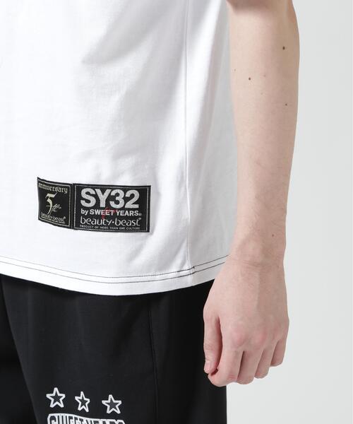 SY32 by SWEET YEARS(エスワイサーティトゥバイスィートイヤーズ)の「SY32 by SWEET YEARS/エスワイサーティトゥバイスィートイヤーズ/SY32×beauty:beast SOUVENIR TEE(Tシャツ/カットソー・メンズ・ホワイト/ブラック・L/M/XL)」の17枚目の写真