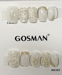 CLOTHY（クロシィ）の「【サロン級デザイン、10分で完成】ネイルチップ（2サイズ）（ネイルシール/ネイルチップ）」