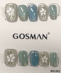 CLOTHY（クロシィ）の「【サロン級デザイン、10分で完成】ネイルチップ（2サイズ）（ネイルシール/ネイルチップ）」