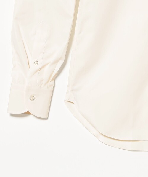 BEAMS F(ビームスエフ)の「コットン ポプリン レギュラーカラーシャツ(シャツ/ブラウス・メンズ・ベージュ・39/37/43/42/41/40)」の5枚目の写真