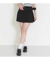 2026春夏新作 ベルト付きミニスカパン