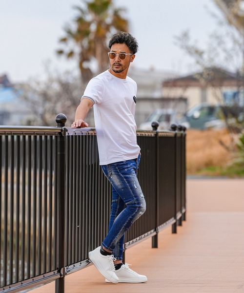 adamsJUGGLER（アダムスジャグラー）の「RTEG BK#ハートティー（Tシャツ/カットソー・メンズ・ホワイト/ブラック・XXL/XL/L/M/S）」の7枚目の写真