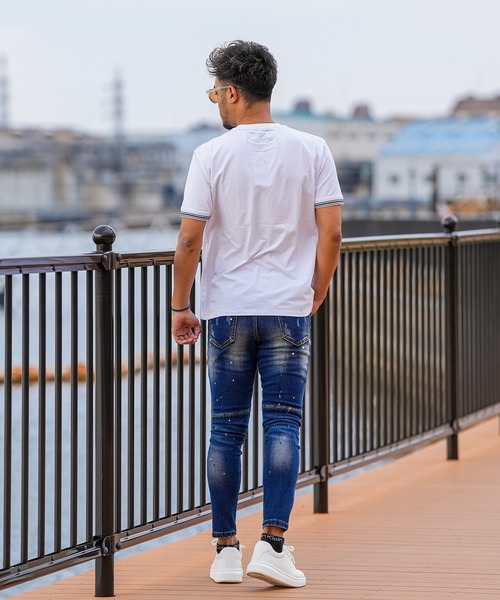 adamsJUGGLER（アダムスジャグラー）の「RTEG BK#ハートティー（Tシャツ/カットソー・メンズ・ホワイト/ブラック・XXL/XL/L/M/S）」の9枚目の写真