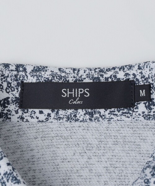 SHIPS Colors(シップス カラーズ)の「SHIPS Colors:〈吸水速乾〉カノコ プリント ボタンダウン ポロシャツ(ポロシャツ・メンズ・ライトグレー/ネイビー・MEDIUM/LARGE/X-LARGE)」の9枚目の写真