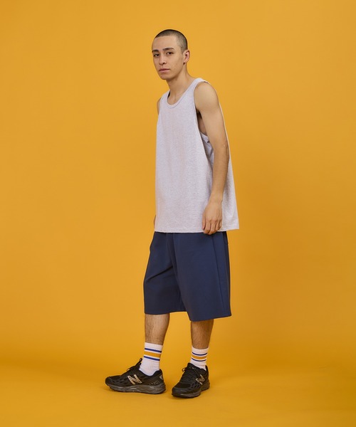 BURLAP OUTFITTER(バーラップアウトフィッター)の「BURLAP OUTFITTER 【バーラップアウトフィッター】 - TRAINER SHORT(スウェットパンツ・メンズ・ブラウン/ブラック・LARGE/MEDIUM)」の5枚目の写真