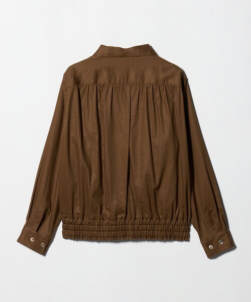 Camoshita(カモシタ)の「<Camoshita> ツイル シャツ ブルゾン(シャツ/ブラウス・メンズ・ブラック/ブラウン系・M)」の3枚目の写真