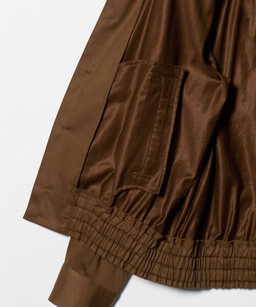 Camoshita(カモシタ)の「<Camoshita> ツイル シャツ ブルゾン(シャツ/ブラウス・メンズ・ブラック/ブラウン系・M)」の9枚目の写真
