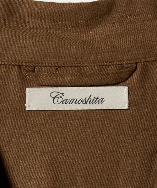 Camoshita(カモシタ)の「<Camoshita> ツイル シャツ ブルゾン(シャツ/ブラウス・メンズ・ブラック/ブラウン系・M)」の14枚目の写真