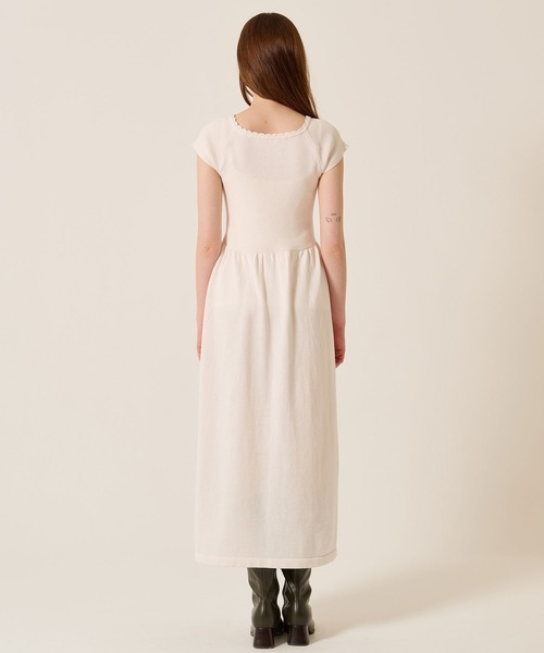 TINA:JOJUN(ティーナジョジュン)の「バレエネック ロング ニットワンピース TINA:JOJUN(ワンピース・レディース・ブラック/ピンク系その他・M)」の17枚目の写真