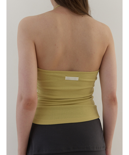 ASURA(アスラ)の「CURVE HALTER SLEEVELESS (MUSTARD)(Tシャツ/カットソー・レディース・その他・OS)」の13枚目の写真