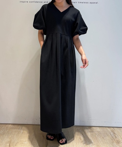 CADUNE（カデュネ）の「ジャガードドッキングワンピース（ワンピース