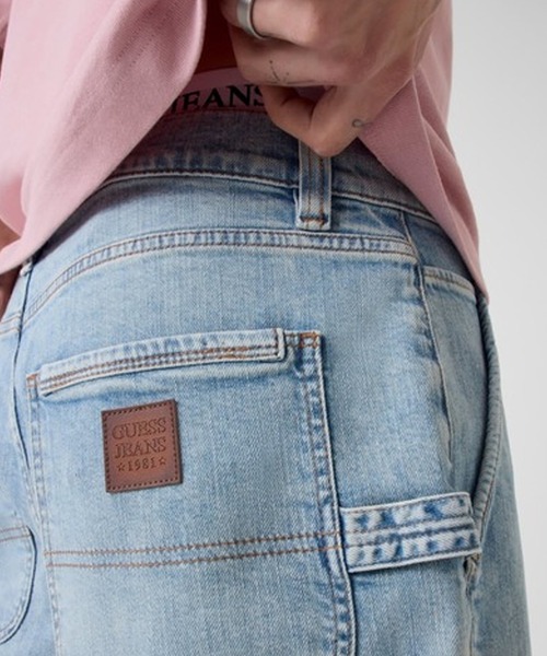 GUESS JEANS（ゲスジーンズ）の「GUESS JEANS/ゲスジーンズ G19 Carpenter Pant 2026年 夏 夏服 秋服（デニムパンツ・メンズ・ブルー・34/32/30）」の4枚目の写真