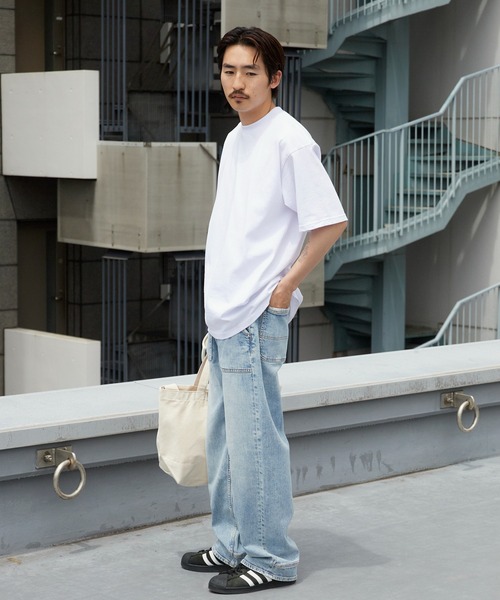 GUESS JEANS（ゲスジーンズ）の「GUESS JEANS/ゲスジーンズ G19 Carpenter Pant 2026年 夏 夏服 秋服（デニムパンツ・メンズ・ブルー・34/32/30）」の13枚目の写真