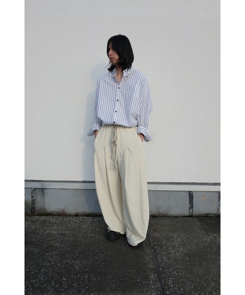 SHINYAKOZUKA(シンヤコヅカ)の「UPCYCLED GIANT SHIRT(シャツ/ブラウス・メンズ・ストライプ・X-SMALL/SMALL/MEDIUM)」の6枚目の写真