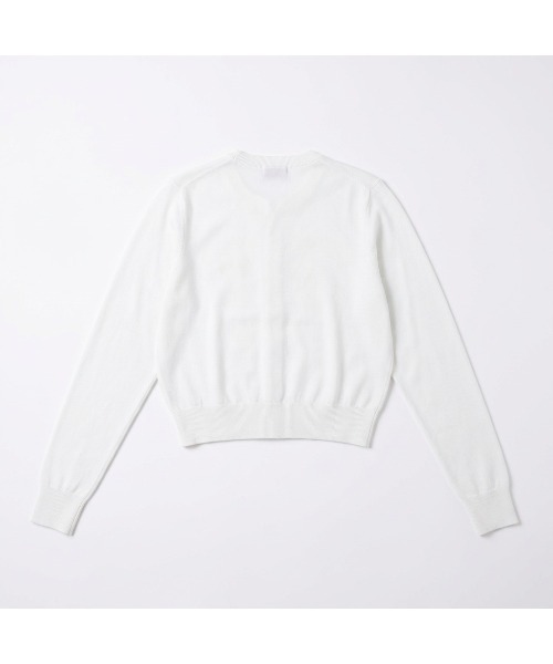 FILA(フィラ)の「SUMMER KNIT CARDIGAN(カーディガン/ボレロ・レディース・オレンジ/ホワイト/ライトグリーン・M/L/XL)」の5枚目の写真