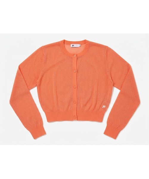 FILA(フィラ)の「SUMMER KNIT CARDIGAN(カーディガン/ボレロ・レディース・オレンジ/ホワイト/ライトグリーン・M/L/XL)」の10枚目の写真