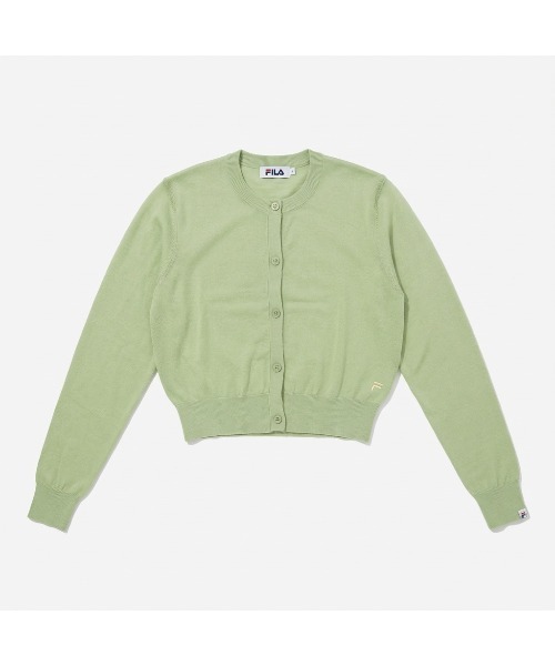 FILA(フィラ)の「SUMMER KNIT CARDIGAN(カーディガン/ボレロ・レディース・オレンジ/ホワイト/ライトグリーン・M/L/XL)」の7枚目の写真