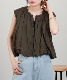 EGLANTINE バルーンシルエットVネックベスト