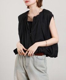 EGLANTINE バルーンシルエットVネックベスト