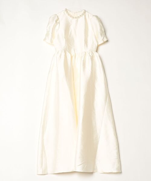YUGA(ユーガ)の「YUGA_YGMC Korean-style Pearl neck party dress(ドレス・レディース・オフホワイト・S/M)」の4枚目の写真