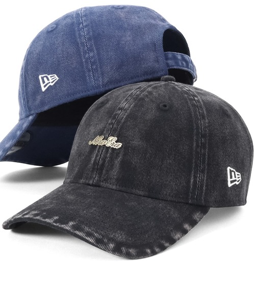 一点物NEW ERA 9TWENTY 襤褸デニムキャップ 星条旗バンダナ×刺し子 ニューエラキャップ 9TWENTY デニムメタルロゴ ONSPOTZ別注（キャップ