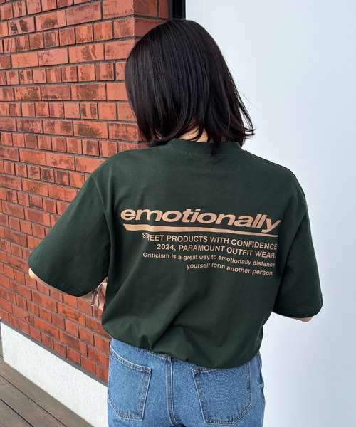 ISOOK（アイスー）の「【ISOOK / アイスー】オーバーサイズバックロゴTシャツ / プリントT 半袖 グラフィック 配色 バイカラー ビッグシルエット ルーズ メンズライク ノームコア ZOZOTOWN限定（Tシャツ/カットソー・レディース・グリーン/ネイビー/グレー・FREE）」の10枚目の写真
