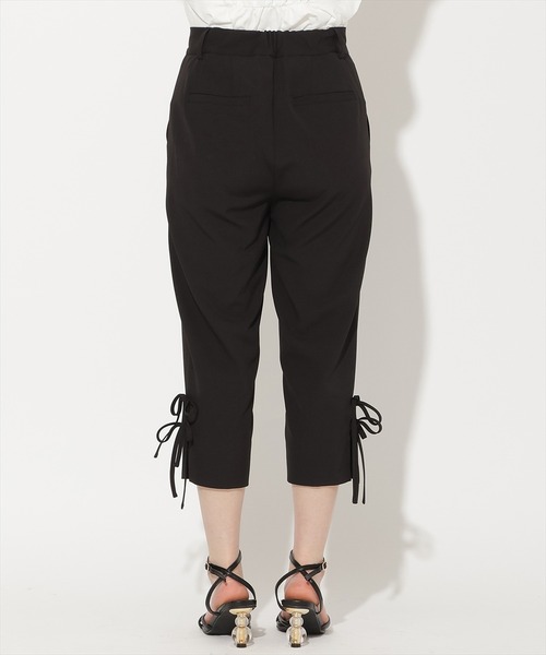 WILLSELECTION(ウィルセレクション)の「サイドリボンクロップドパンツ(その他パンツ・レディース・ピンク/ブラック/ブラック系その他・M/S)」の9枚目の写真
