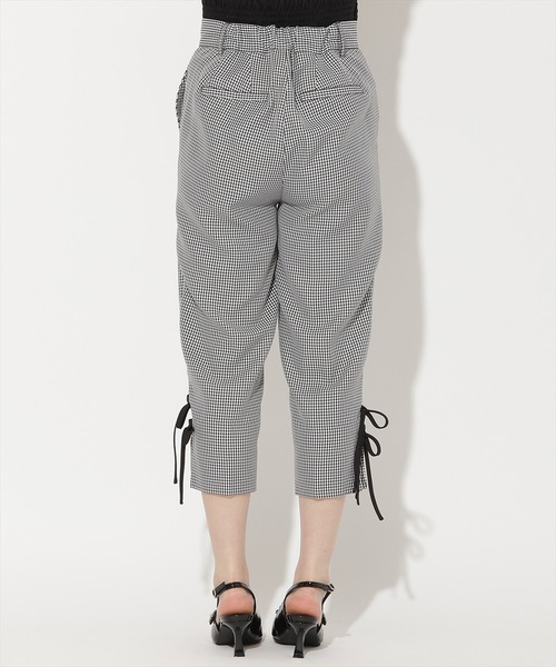 WILLSELECTION(ウィルセレクション)の「サイドリボンクロップドパンツ(その他パンツ・レディース・ピンク/ブラック/ブラック系その他・M/S)」の11枚目の写真