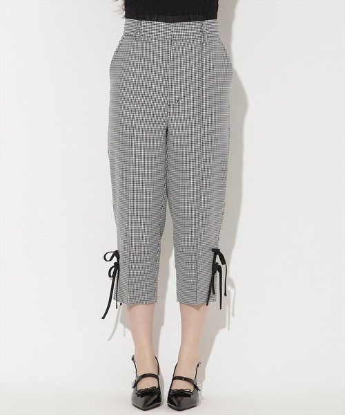 WILLSELECTION(ウィルセレクション)の「サイドリボンクロップドパンツ(その他パンツ・レディース・ピンク/ブラック/ブラック系その他・M/S)」の15枚目の写真