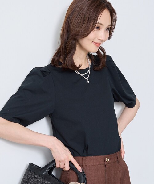Reflect(リフレクト)の「【UVカット/接触冷感/吸水速乾】デザインスリーブプルオーバー(Tシャツ/カットソー・レディース・ブラック/オレンジ/ホワイト・00)」の22枚目の写真