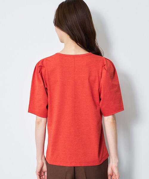 Reflect(リフレクト)の「【UVカット/接触冷感/吸水速乾】デザインスリーブプルオーバー(Tシャツ/カットソー・レディース・ブラック/オレンジ/ホワイト・00)」の13枚目の写真