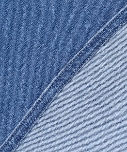 UNFILO(アンフィーロ)の「【野呂佳代さん着用】UNFILO DENIM light ノースリーブブラウス(シャツ/ブラウス・レディース・ネイビー系/サックスブルー系/ベージュ系・SMALL/MEDIUM)」の18枚目の写真