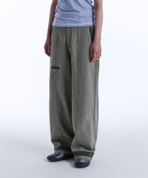 DANDEL（ダンデル）の「DD box stitch binding pants (ASH KHAKI)（その他パンツ）」
