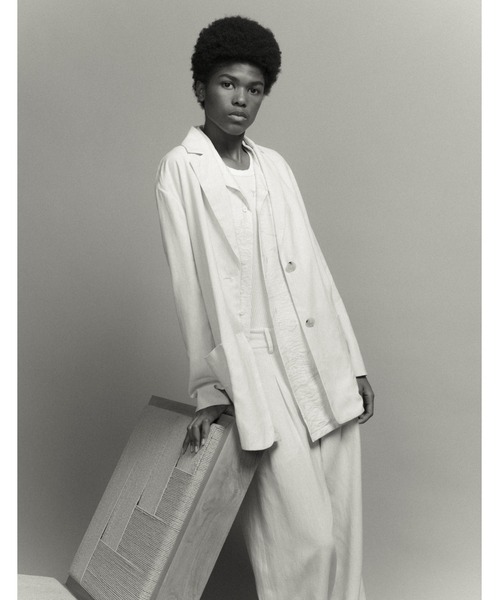 Maison Kitsune(メゾンキツネ)の「TAILORED JACKET(テーラードジャケット・レディース・アイボリー・38/36/34)」の8枚目の写真