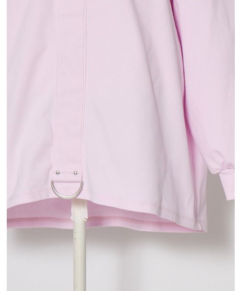 AVENCHUMU(アバンチュウム)の「Front cross long sleeve T-shirt(Tシャツ/カットソー・レディース・ピンク/ブラック/ホワイト・FREE)」の13枚目の写真