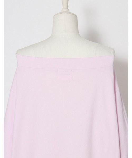 AVENCHUMU(アバンチュウム)の「Front cross long sleeve T-shirt(Tシャツ/カットソー・レディース・ピンク/ブラック/ホワイト・FREE)」の11枚目の写真