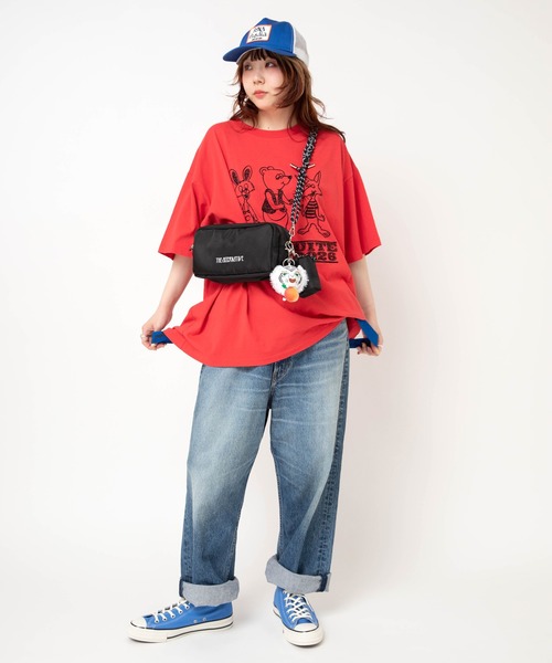 RNA(アールエヌエー)の「R4478 【PINKMOTEL】BIGサスペンダーパンツ(デニムパンツ・レディース・インディゴブルー・MEDIUM)」の17枚目の写真