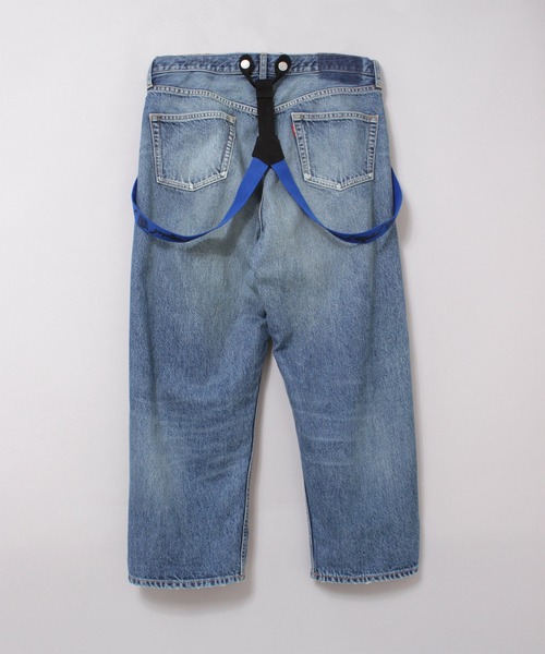 RNA(アールエヌエー)の「R4478 【PINKMOTEL】BIGサスペンダーパンツ(デニムパンツ・レディース・インディゴブルー・MEDIUM)」の18枚目の写真