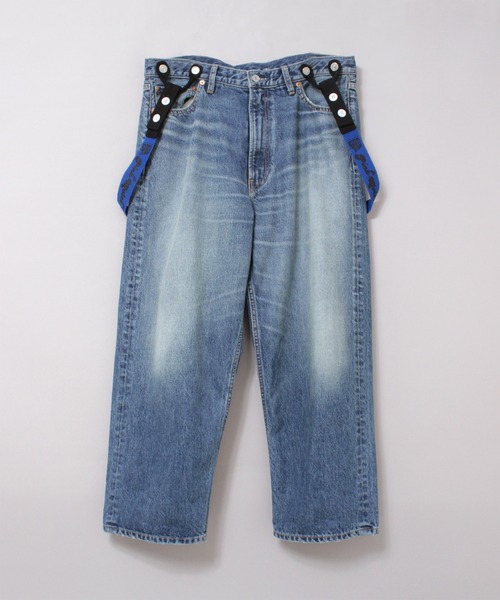 RNA(アールエヌエー)の「R4478 【PINKMOTEL】BIGサスペンダーパンツ(デニムパンツ・レディース・インディゴブルー・MEDIUM)」の19枚目の写真