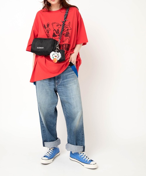 RNA(アールエヌエー)の「R4478 【PINKMOTEL】BIGサスペンダーパンツ(デニムパンツ・レディース・インディゴブルー・MEDIUM)」の2枚目の写真