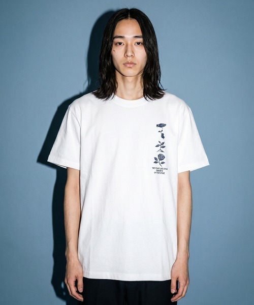 rehacer(レアセル)の「rehacerTEE : Cycle Vintage Wash S/S CS / サイクル ヴィンテージウオッシュ カットソー(Tシャツ/カットソー・メンズ・スミクロ/ネイビー/ホワイト・MEDIUM/LARGE/X-LARGE/SMALL)」の2枚目の写真