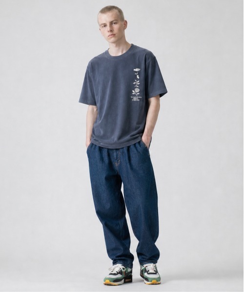 rehacer(レアセル)の「rehacerTEE : Cycle Vintage Wash S/S CS / サイクル ヴィンテージウオッシュ カットソー(Tシャツ/カットソー・メンズ・スミクロ/ネイビー/ホワイト・MEDIUM/LARGE/X-LARGE/SMALL)」の11枚目の写真