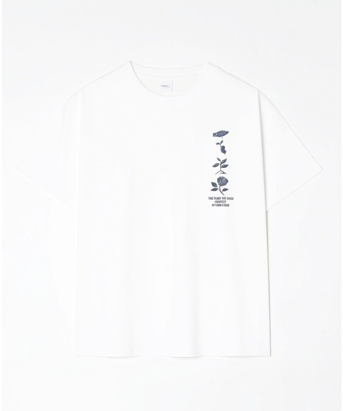 rehacer(レアセル)の「rehacerTEE : Cycle Vintage Wash S/S CS / サイクル ヴィンテージウオッシュ カットソー(Tシャツ/カットソー・メンズ・スミクロ/ネイビー/ホワイト・MEDIUM/LARGE/X-LARGE/SMALL)」の4枚目の写真