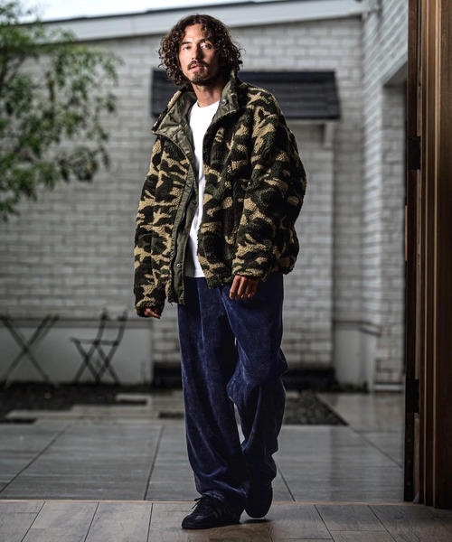 CAMBIO（カンビオ）の「mp15148- Chemical Wash Corduroy Belted Pants ワイドパンツ(MIU-262-010)（その他パンツ・メンズ・ネイビー系/ブラック系その他・L/M/S）」の15枚目の写真