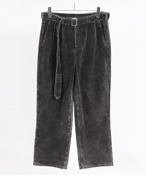 CAMBIO（カンビオ）の「mp15148- Chemical Wash Corduroy Belted Pants ワイドパンツ(MIU-262-010)（その他パンツ・メンズ・ネイビー系/ブラック系その他・L/M/S）」の21枚目の写真