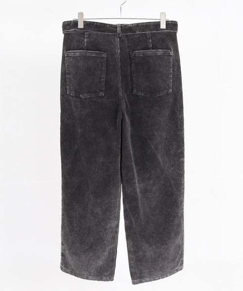 CAMBIO（カンビオ）の「mp15148- Chemical Wash Corduroy Belted Pants ワイドパンツ(MIU-262-010)（その他パンツ・メンズ・ネイビー系/ブラック系その他・L/M/S）」の22枚目の写真