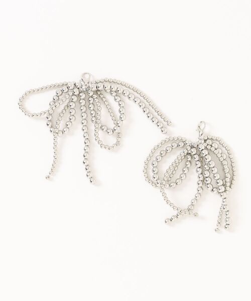 UP START(アップスタート)の「【Bls】【ZA】【Bling Leads】メタルパールスニーカー アクセサリー(BL)(シューズアクセサリー・レディース・シルバー・FREE)」の8枚目の写真