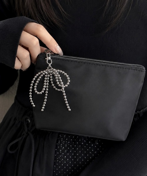 UP START(アップスタート)の「【Bls】【ZA】【Bling Leads】メタルパールスニーカー アクセサリー(BL)(シューズアクセサリー・レディース・シルバー・FREE)」の7枚目の写真