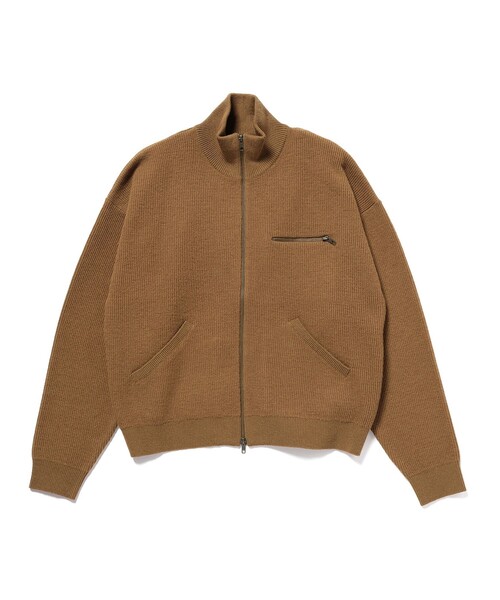 BEAMS（ビームス）の「9G ダブルフェイス フルジップ ニット（ニット/セーター・メンズ・ブラウン/チャコールグレー・X-LARGE/LARGE/MEDIUM/SMALL）」の8枚目の写真