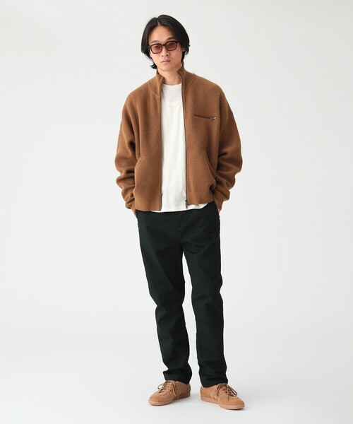 BEAMS（ビームス）の「9G ダブルフェイス フルジップ ニット（ニット/セーター・メンズ・ブラウン/チャコールグレー・X-LARGE/LARGE/MEDIUM/SMALL）」の12枚目の写真
